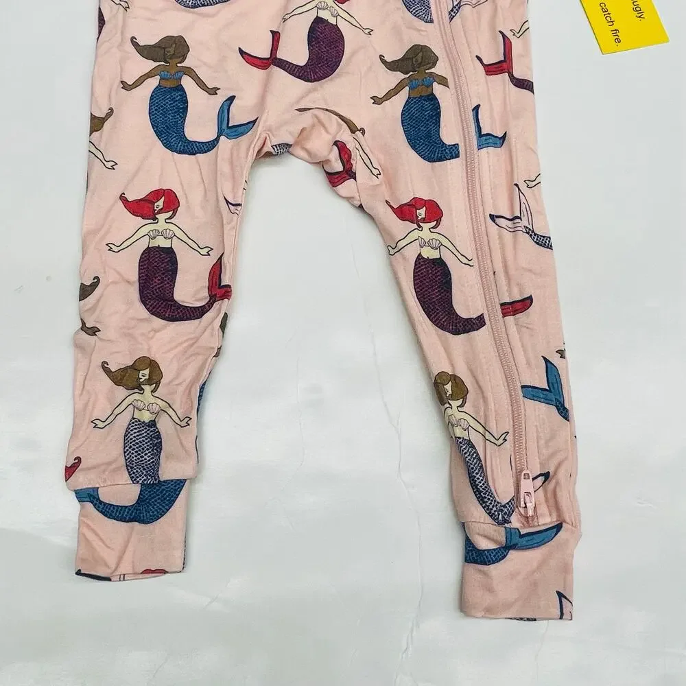 NWT Pink Chicken 0/3M PJ's in Mystical Mermaids